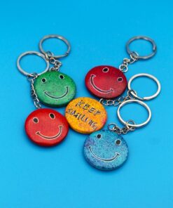 203 Schlüsselanhänger Keep Smiling