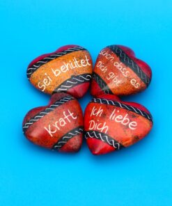 125 4er Herz-Set orange a