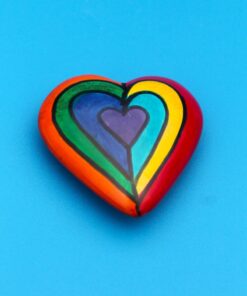 912 Herz med. Chakra (mit eingeritzter Dekoration auf den Linien. Deutlich schöner!)