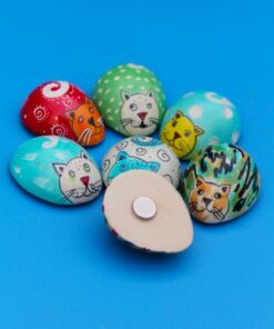 923 Mini flache Katze mit Magnet