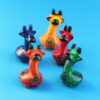 432 Lustige Giraffe bunt